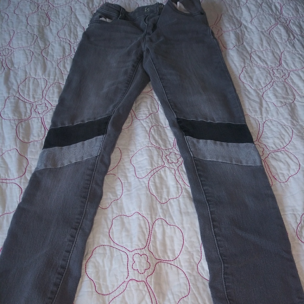 Gray jeans